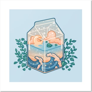 Cozy Ocean Milk Posters and Art